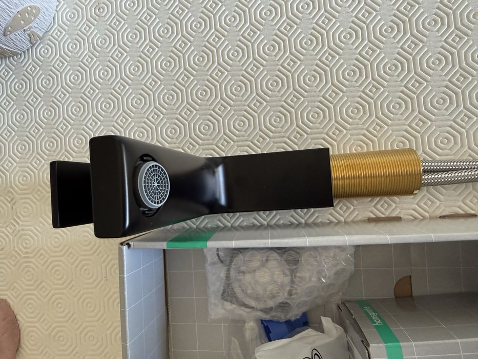 Torneira Hansgrohe Metropol 100 Matte Black Nova
