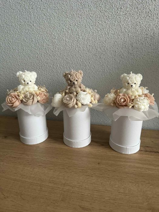 Świece sojowe- boxy prezentowe HANDMADE