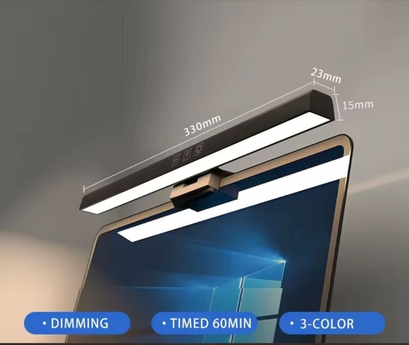 LED лампа для монітора Wisciton 33см USB сенсорна 3000K-6000K