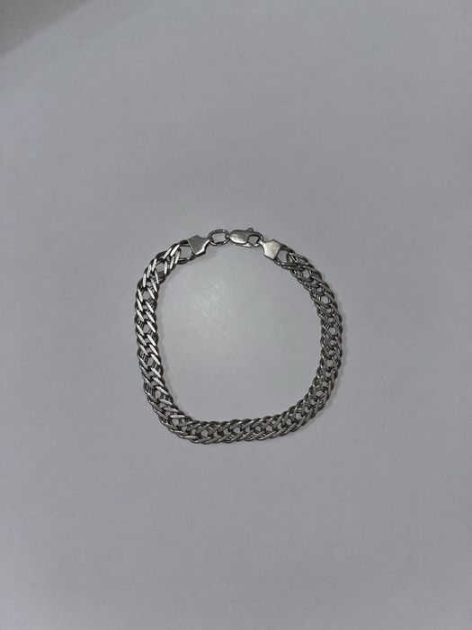 Срібний чоловічий браслет