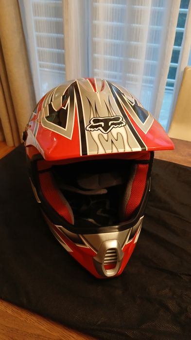 Capacete motocross vintage Fox Racing