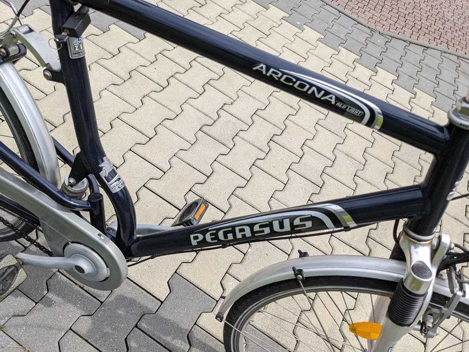 Rower Pegasus Arcona – sprawny, wygodny – biegi w piaście – z Niemiec