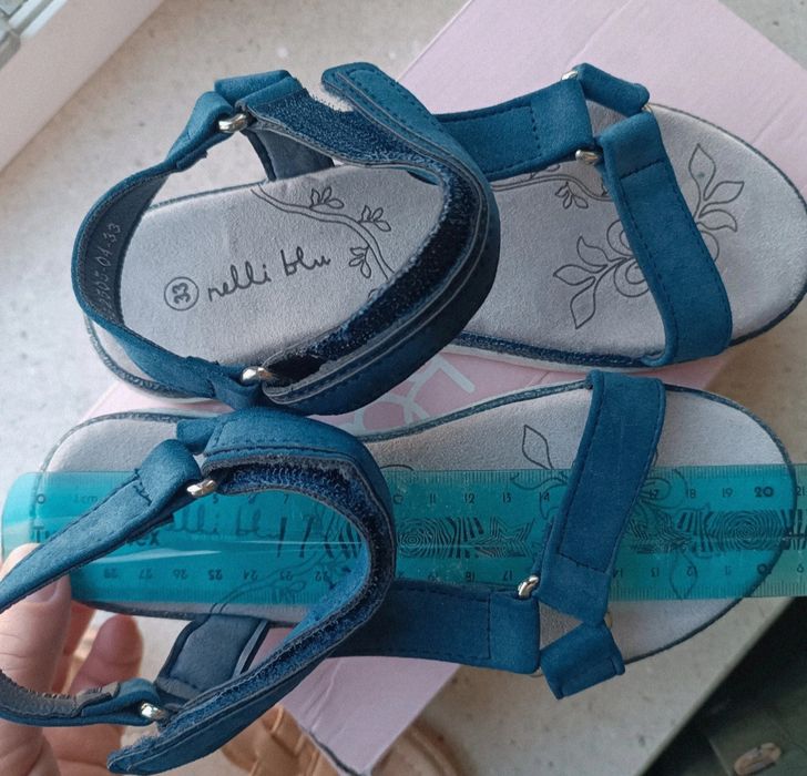 Sandały Nelly blu Pepco wkładka 20cm