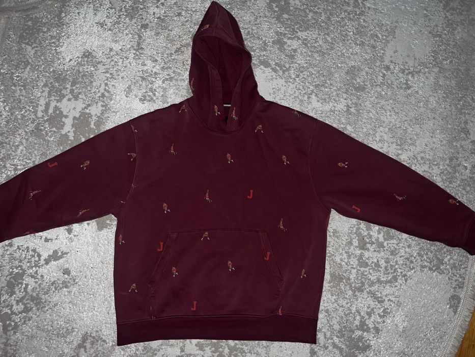 Худі чоловіче Air Jordan Essentials Holiday Jumpman Hoody Maroon