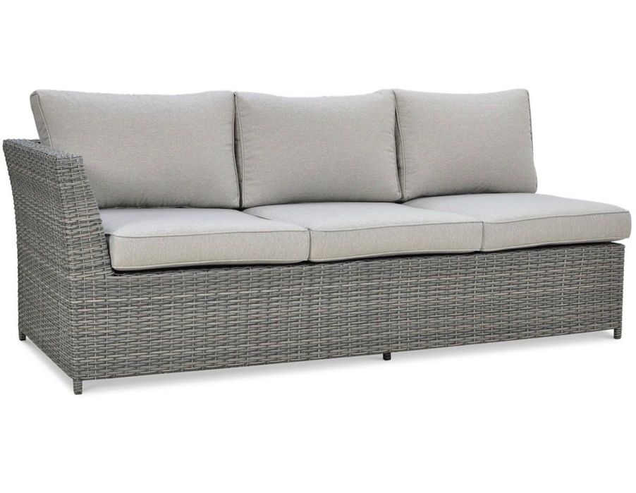 Narożnik technorattan MONIZ DINING PLUS Dark Grey