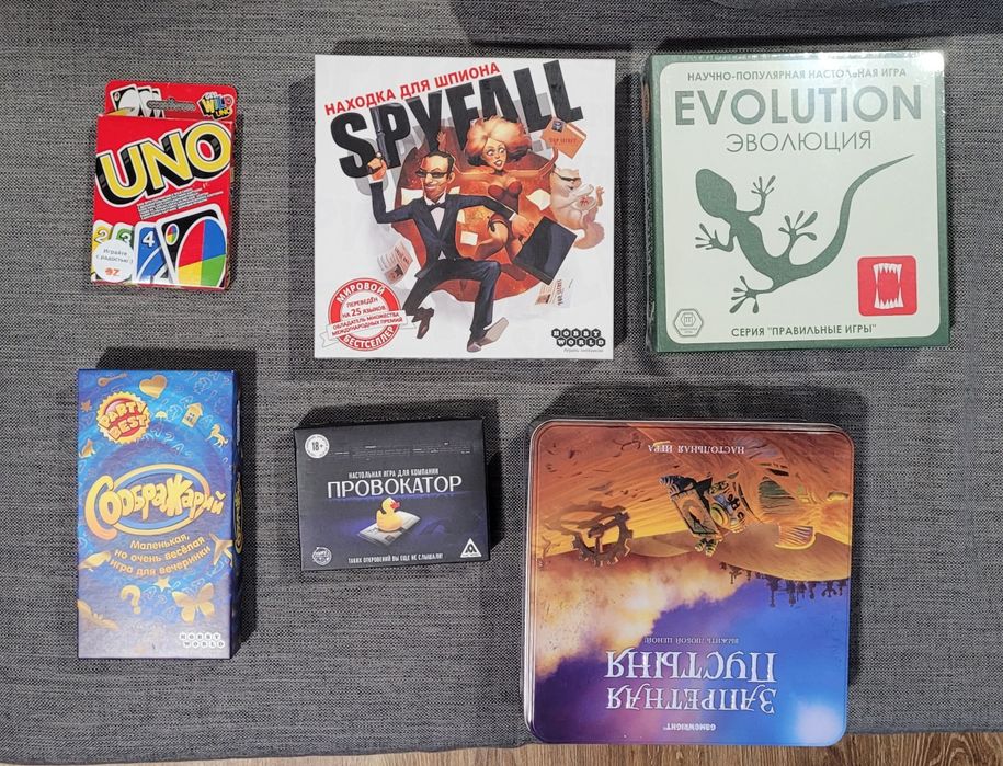 6 gier planszowych w języku rosyjskim