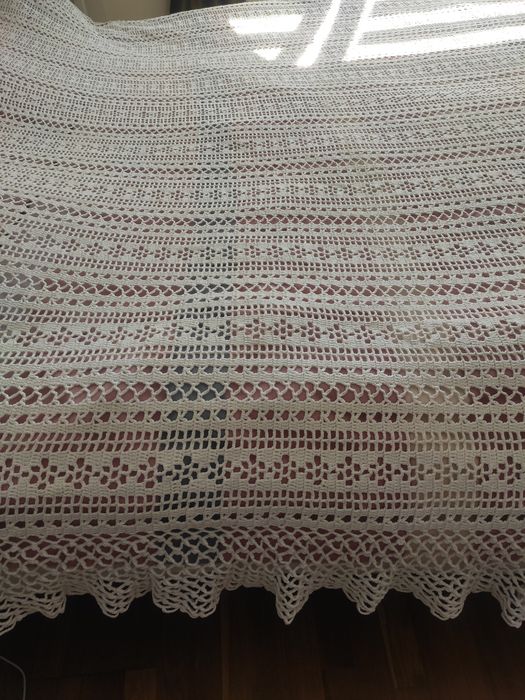 Покрывало вязанное