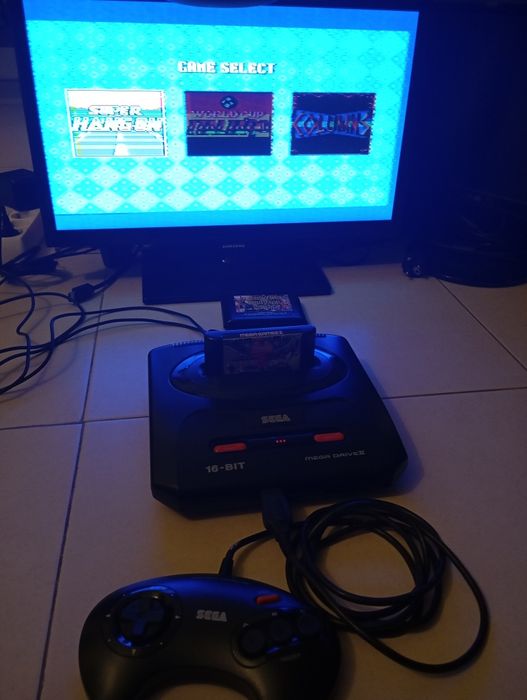 Sega Megadrive 2 com 6 jogos