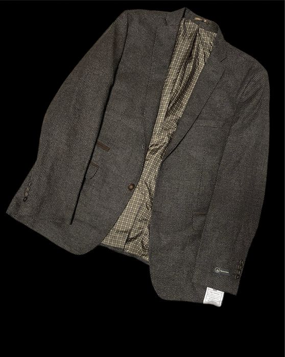 Marynarka męska TrueClothing Vintage Collection XXL 50% wełna kratka