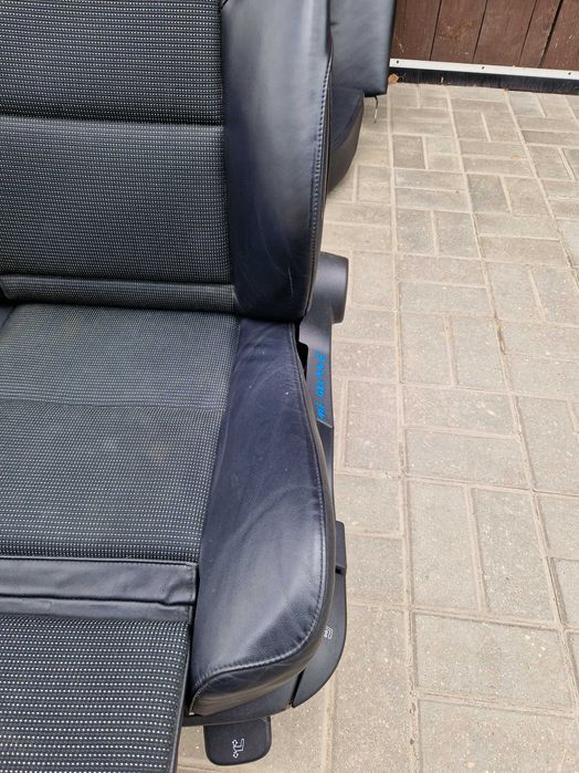 BMW 5 E60 M PAKIET Fotele SPORTY Kanapa Alcantara Skóra Boczki KPL