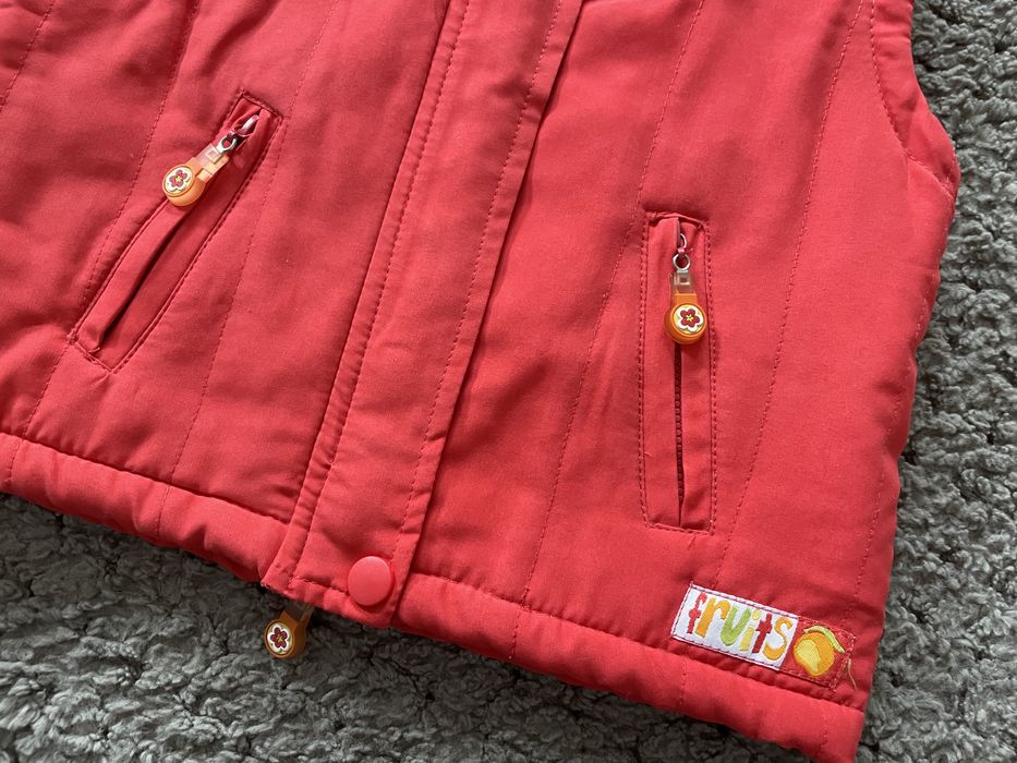 #8 Bezrekawnik kamizelka dla dziewczynki r. 92