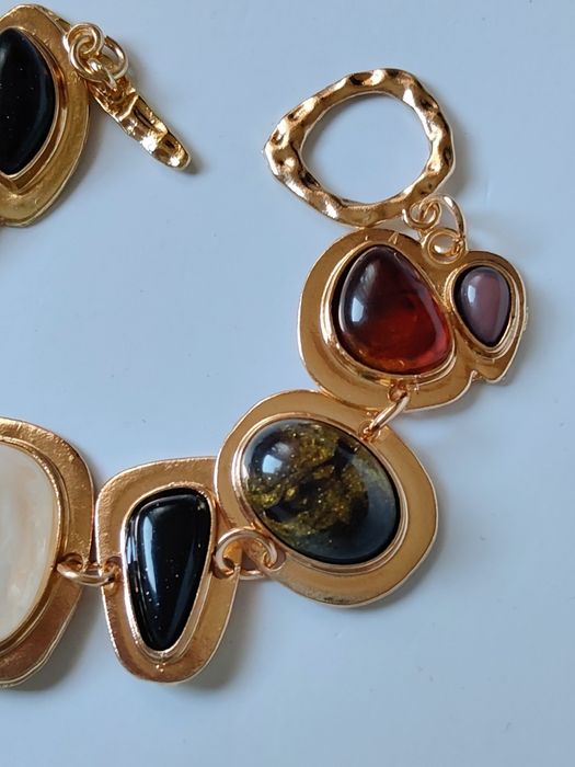 Bransoletka vintage złoto retro boho