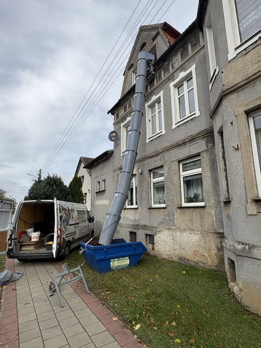 Zsyp do gruzu, lej do gruzu, kosze do gruzu Geda wynajem