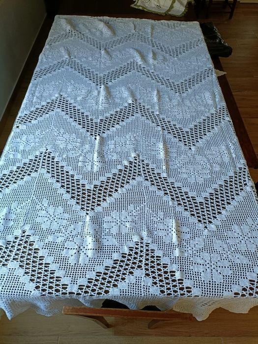 Colcha de renda tamanho de casal