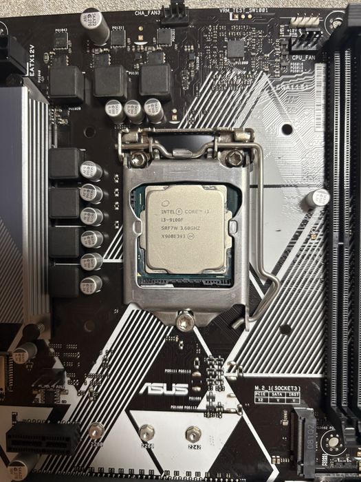 Материнська плата Asus prime b365 plus +i3 9100f