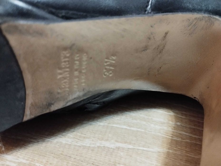 Botas salto alto cano médio -MAX MARA