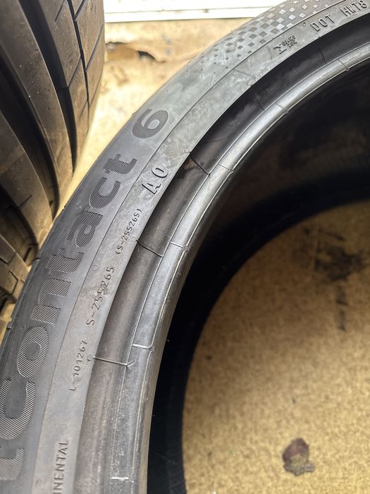 Шины б.у 295 35 R23 Continental Sport Contact 6 AO 108Y 2 шт