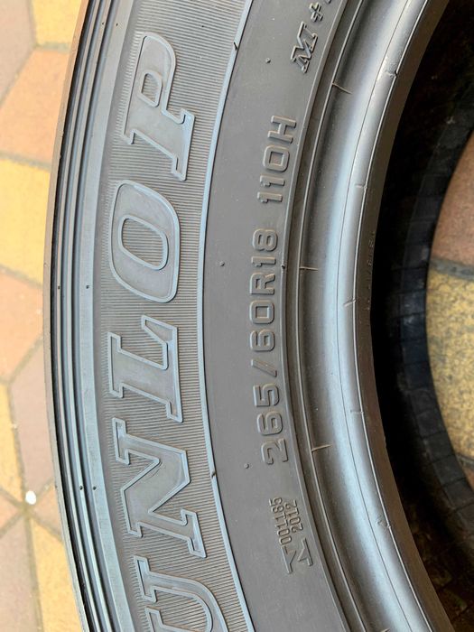 265/60 R18 Dunlop Grandtrek AT20. Шини літні 4 шт.