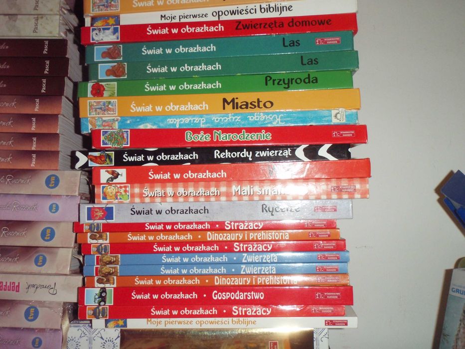 Świat w obrazkach, różne tytuły, książki dla dzieci