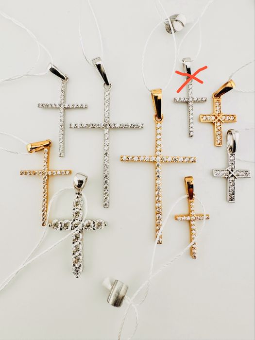 Золоті хрестики нові код 2237