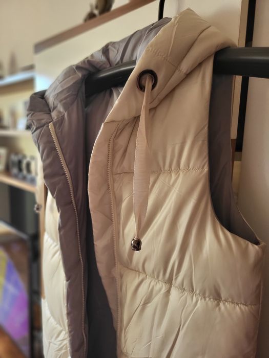 Bezrękawnik beżowy sm