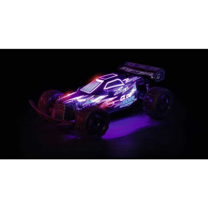 DUŻY Model Samochód RC Carson Glow Rider 1:12 Niebieski z podświetleniem LED