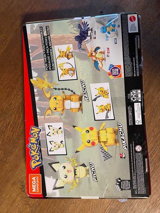 Klocki Pokemon - Pikachu Evolution Trio, Mega Construx