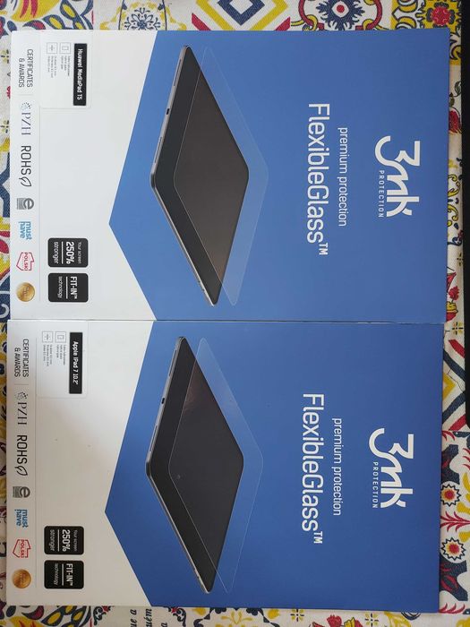 Películas Premium (3mk, Wozinsky, Glass) para iPad, Mac e Consolas – Novas