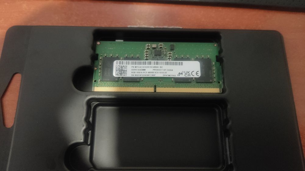 Memoria RAM DDR5 8gb 4800Mhz64552710069121120