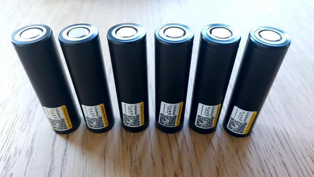 18650 Akumulatorki LitoKala poj.3500mAh + - 10 sztuk
