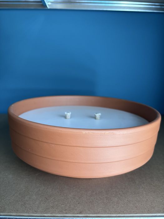Znicz ceramiczny tradycyjny otwarty duży K6