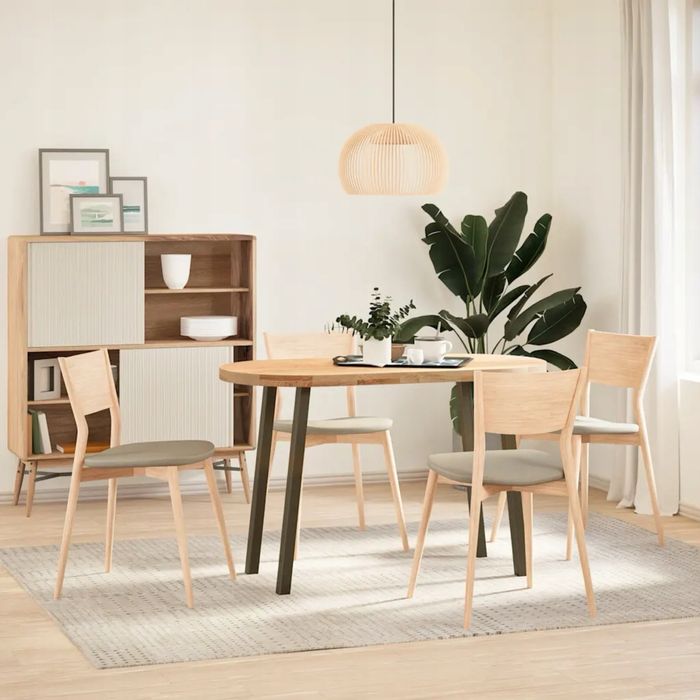 Nogi do stołu konsolowego 4 szt. Naturalna stal 72 cm
