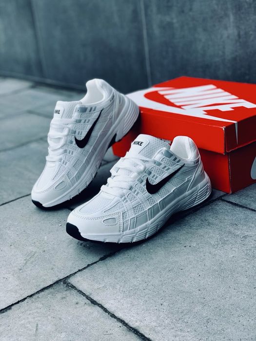 Nike P-600 мужские подростковые найки на лето / кожаные красивки найк / кросовки Найк п6000 Найк аир макс Лето 2026 / кроссовки белые мужские п 6000