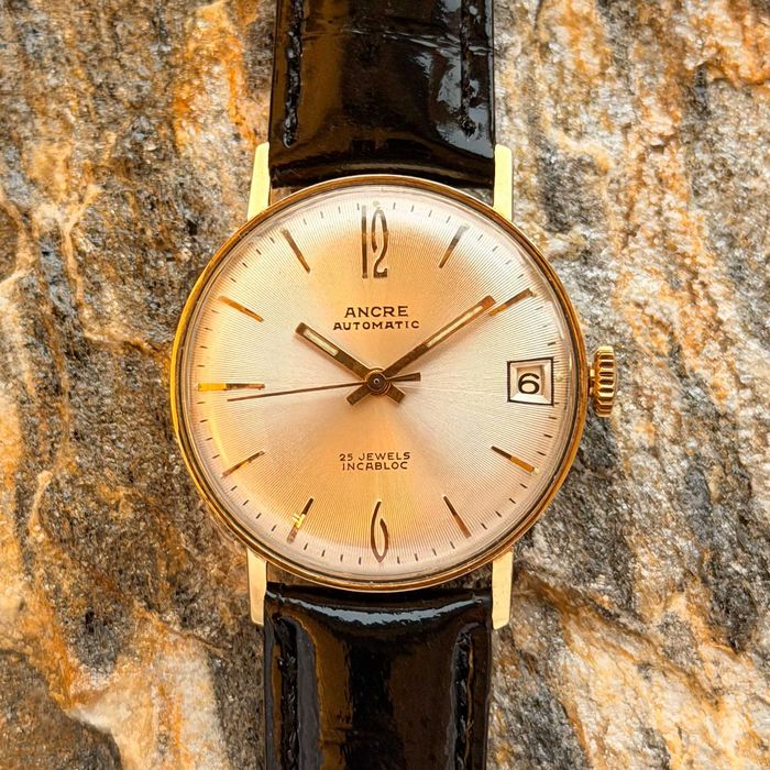 Zegarek Ancre Ultramatic - Hermann Becker - 14k Złoto - 1960s