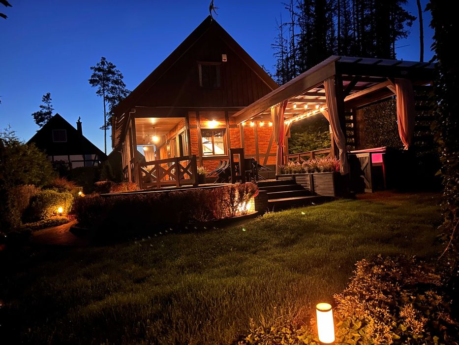 Domek Kaszuby do 8 osób - jacuzzi, kominek, ognisko, łowisko