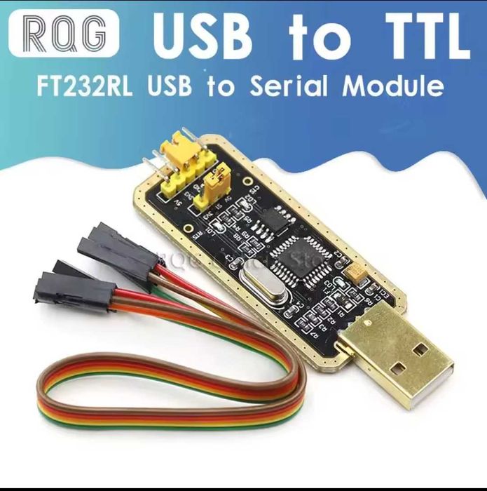 USB-TTL адаптер для Arduino, Raspberry Pi, ESP8266, FTDI FT232BL, MCU