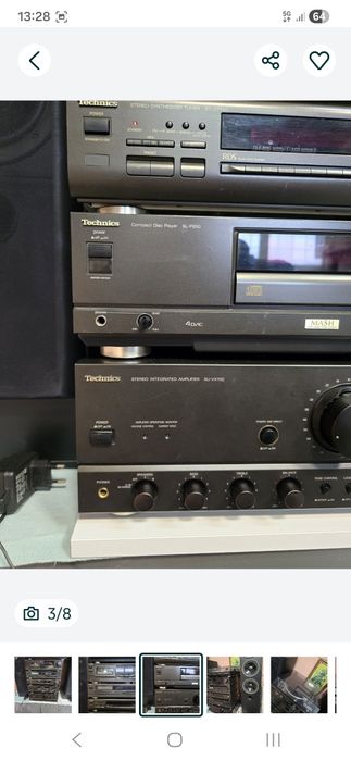 Sprzedam wieżę  technics  z kolumnami