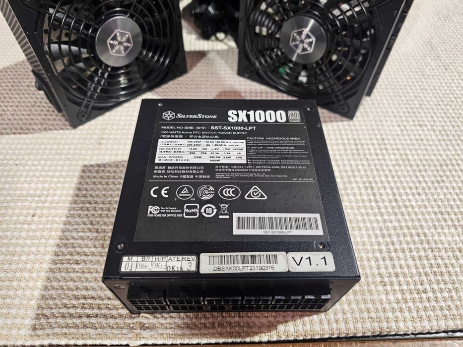 Блок живлення SilverStone SX1000-LPT Platinum 1000W SFX-L