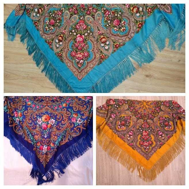 Українська народна хустка, хустина, украинский платок с бахромой