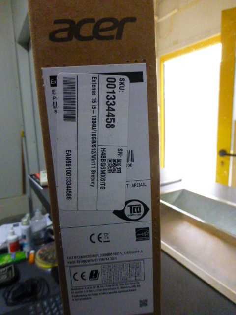 NOWY Laptop Acer EXTENSA 15  Core i5-1334U 16 GB / 512 GB + pudełko