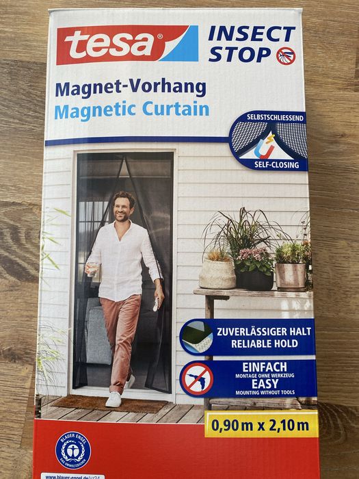 Magnetyczna siatka na okno balkonowe/tarasowe
