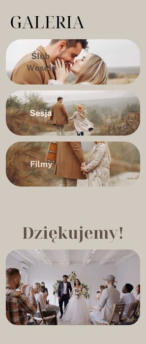 Ślub Wesele Chrzciny Komunia Urodziny strona internetowa WWW RSVP