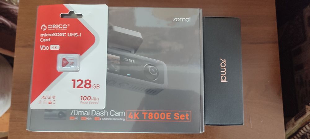 70Mai Dash Cam 4K T800E Set