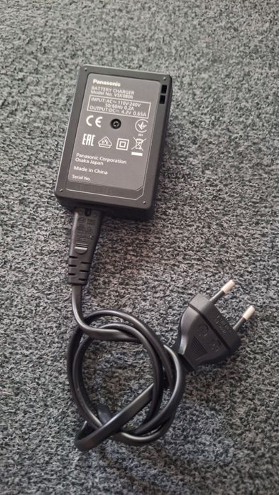 Ładowarka Panasonic Lumix VSK0806 , Oryginał , 100% sprawna.  Battery Charger DC 4.2V 0.65A