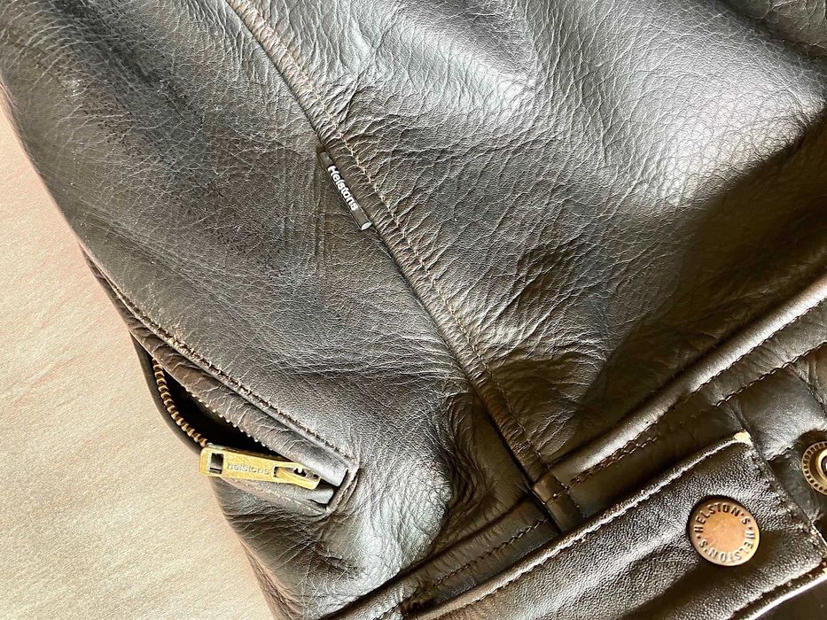 Blusao couro Helston`s