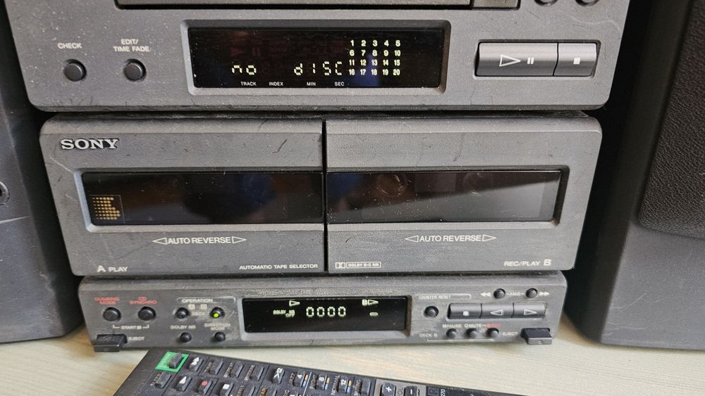 SONY FH-E757 wieża Hi-Fi + kolumny + pilot  | vintage RETRO