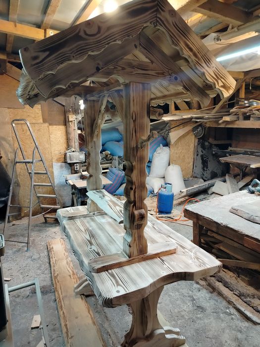Stół wiejski 205 cm weselny imprezy okolicznościowe