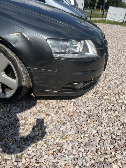 Audi A6 C6 2007 rok 2,7 diesel zderzak kompletny kratka grill mgły reflektory