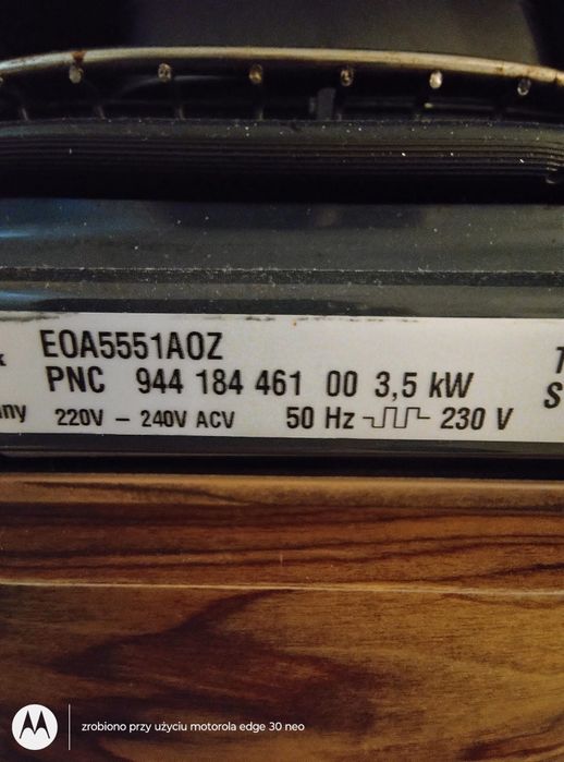 2 Szyby do piekarnika EOA5551AOZ