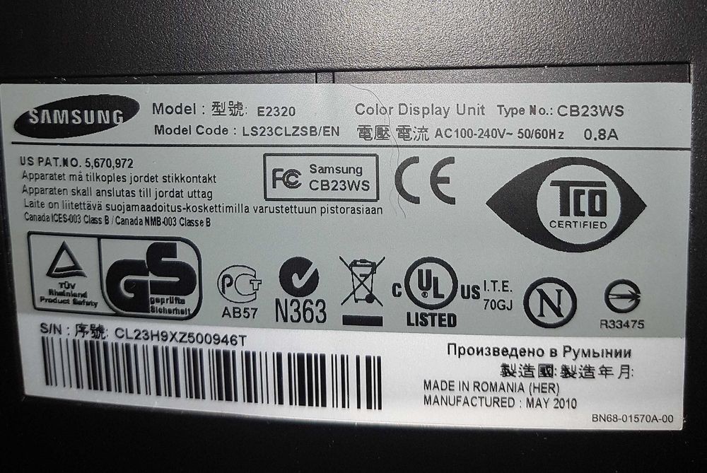 Монітор 23'' Samsung E2320